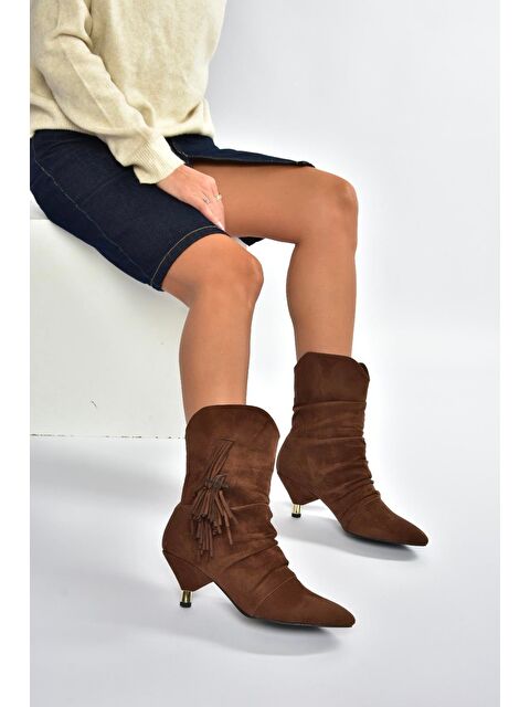 Fox Shoes Kahverengi Kadın Bot V404022202 - S000464344-19413