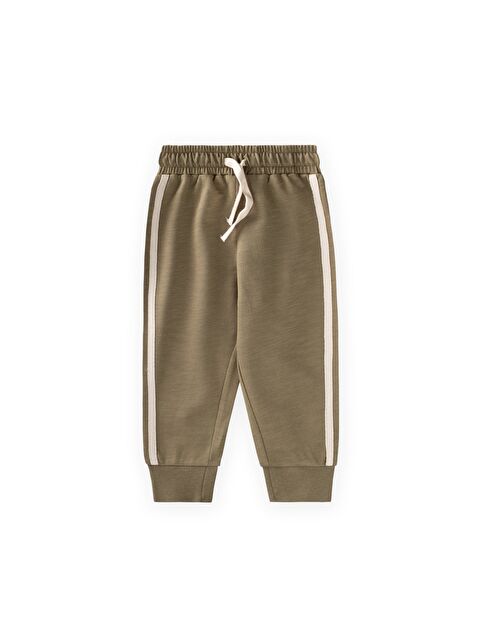 CİGİT Şerit Detaylı Eşofman 1-10 Yaş Olive - S000530979-16580