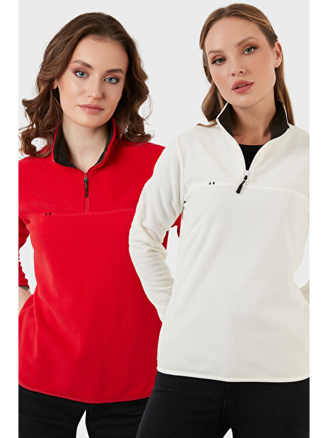 Lela Slim Fit Yumuşak Dokulu Anti-Pilling Tüylenme Yapmayan 2'li Paket Polar 5907000S2 - S000463889-37328