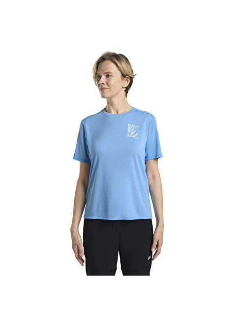 Jack Wolfskin Vonnan Graphic T Kadın Tişört - S000489891-27204