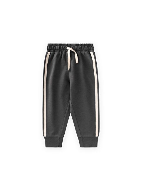 CİGİT Şerit Detaylı Eşofman 1-10 Yaş Antrasit - S000530979-29666