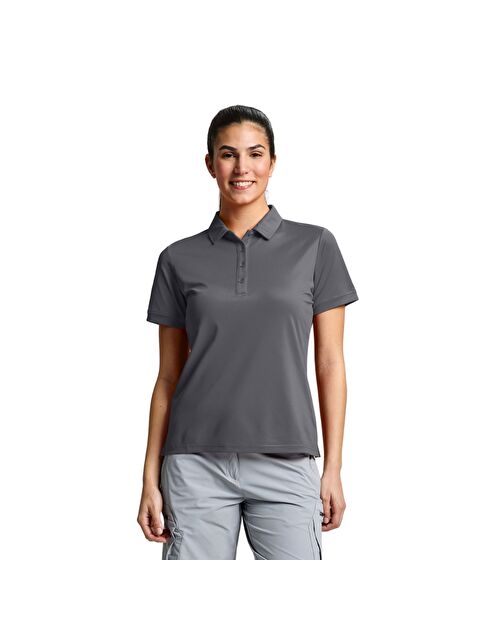 Slam Ws Tech Pique Polo Kadın Gri Tişört - S000489893-29666