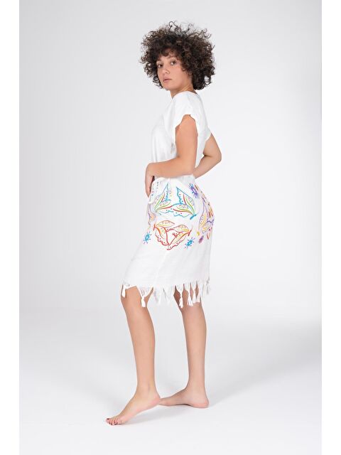 Varol Baskılı Bambu Plaj Elbisesi - S000379632-19966