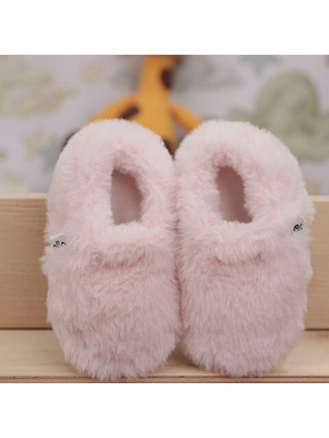 Ella Bonna Yumuşak Tüylü ,Organik Bebek Patik, Kaydırmaz Taban Kreş Ayakkabısı, Taba - S000330114-7152