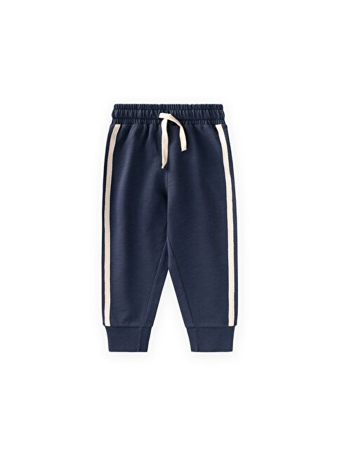 CİGİT Şerit Detaylı Eşofman 1-10 Yaş Lacivert - S000530979-21164