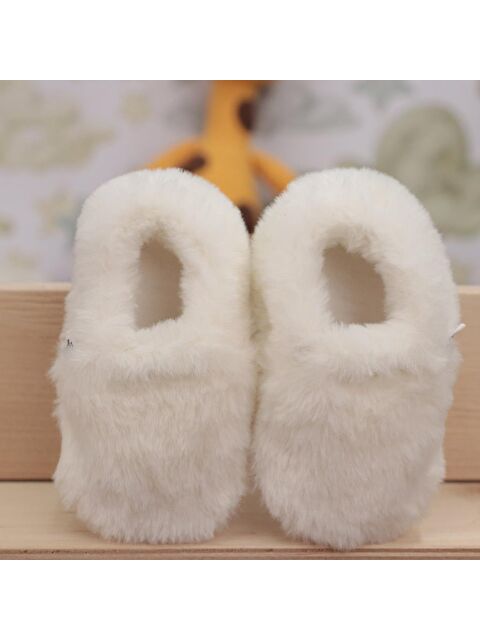 Ella Bonna Yumuşak Tüylü ,Organik Bebek Patik, Kaydırmaz Taban Kreş Ayakkabısı, Taba - S000330114-19965