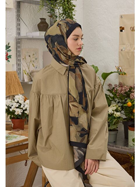 Fresh Scarfs Noa Desen Şal Siyah - S000439957-19351