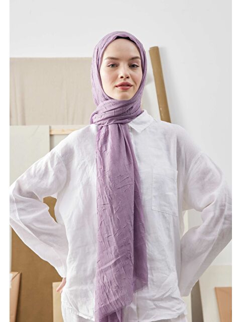 Fresh Scarfs Bambu Şal Lavanta - S000420480-475
