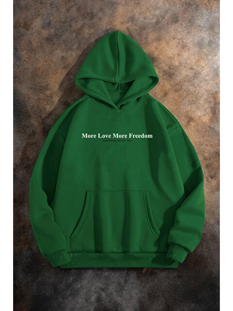 uyguntarz More Love Baskılı Oversize Sweatshirt - S000280259-18194