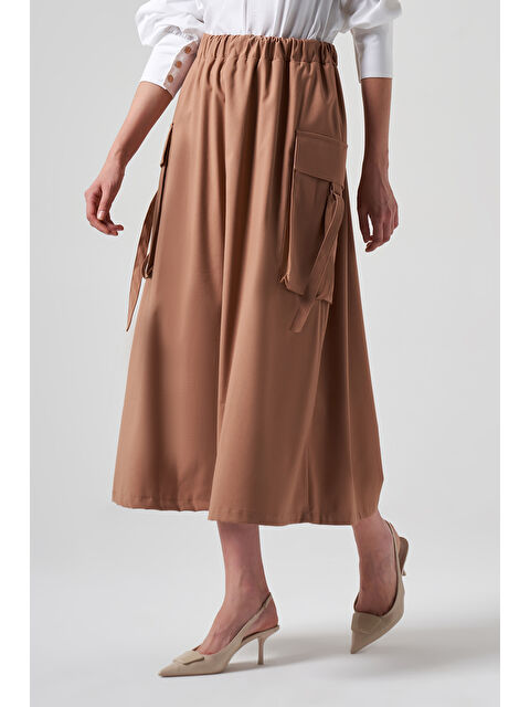 Nuss Kadın Etek 8003 Camel - S000312421-4557