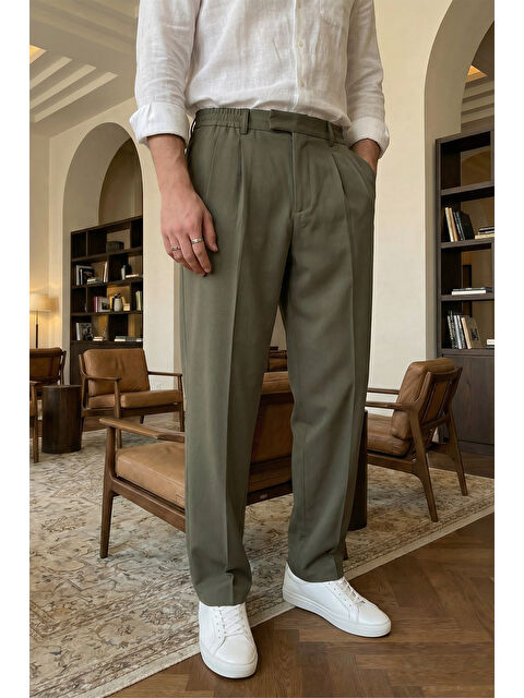 Livio Ferri Baluga Extra Baggy Erkek Kumaş Pantolon