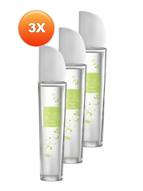 AVON Pur Blanca Hope Kadın Parfüm Edt 50 Ml. Üçlü Set - S000187987-10231