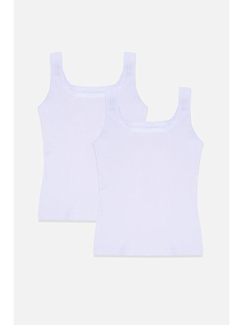 Koza İç Giyim Kadın 2'li Kalın Askılı Kaşkorse Atlet - S000307711-20063