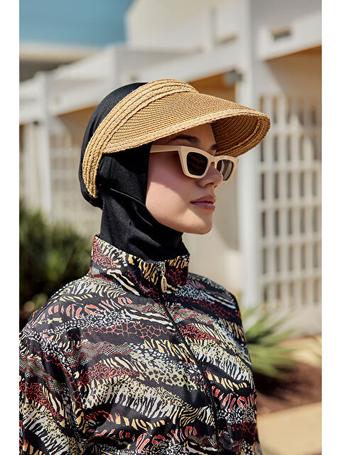 Remsa Mayo Vizör Hasır Şapka Güneş Koruyucu Siperlik RŞ-2105 Camel Bej - S000443011-4557