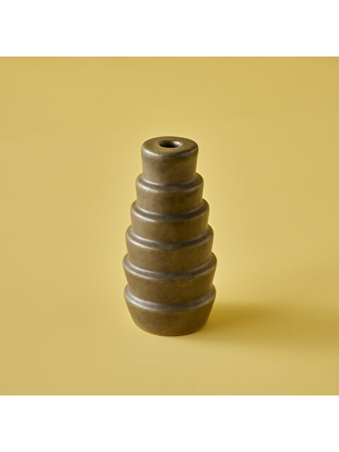 Bella Maison Wildy Mumluk Yeşil  Şamdan  (6x6x12 cm) - S000301459-18194