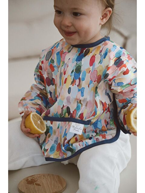 Oh La La Koala For Little Ones Renkli Uzun Kollu Sıvı Geçirmez Aktivite Önlük (6-36 Ay) - S000424513-37243