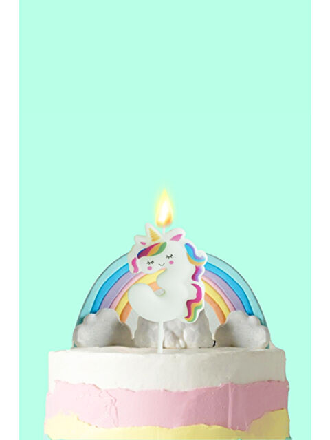 Le Mabelle Beyaz 3 Rakamı Figür Parti Mumu - S000436613-20063