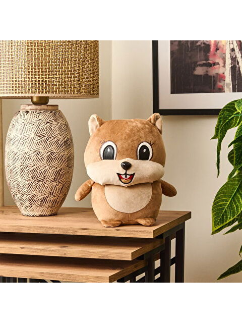 Evidea Soft Sincap Figürlü Yastık - Kahverengi - 35x20 cm - S000377020-19413