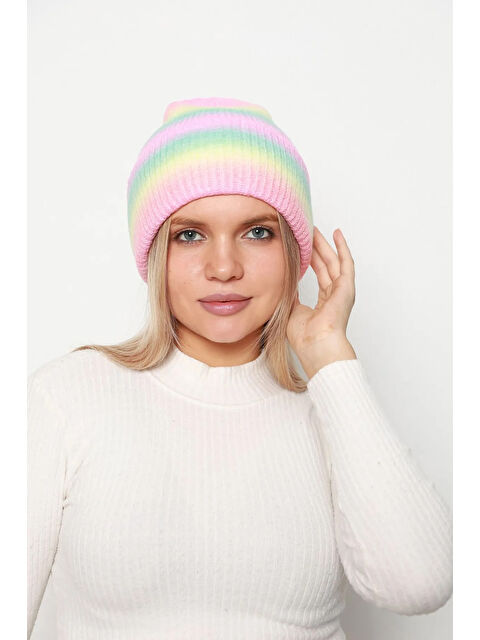 Remsa Renk Geçişli Kadın Bere RKŞ-16 Pembe - S000304111-30