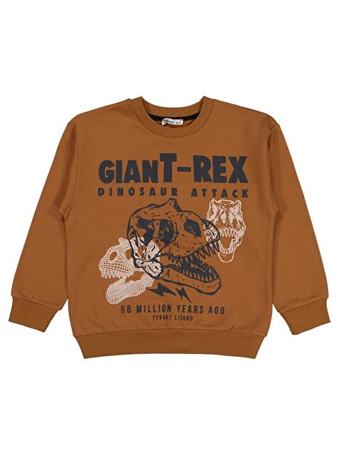 Civil Boys Giant Rex Baskılı 6-9 Yaş Sweatshirt - S000467885-19413