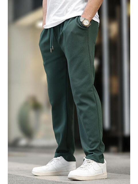 Madmext Yeşil Beli Ayarlanabilir Eşofman Altı 6554 - S000273564-18194