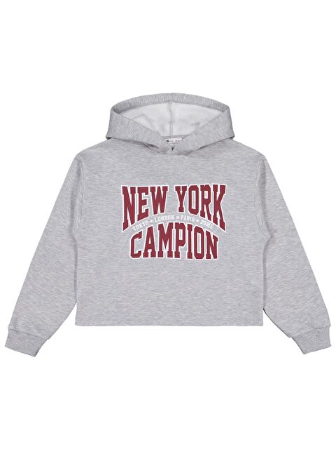 Civil Girls New York Campion Baskılı 10-13 Yaş Sweatshirt - S000467889-20600