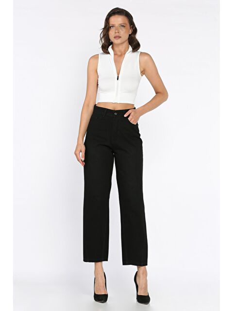 Gülseli Kadın Mom Jean Jean Pantolon - S000402221-19351