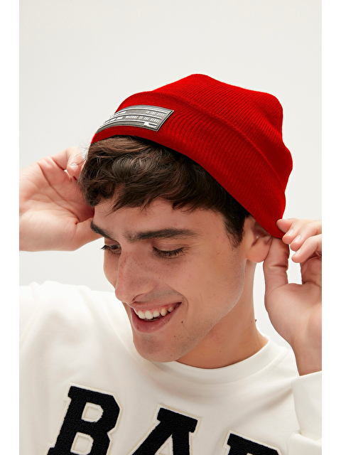 Bad Bear Welcome Crimson Red Kırmızı Bere - S000247349-20045