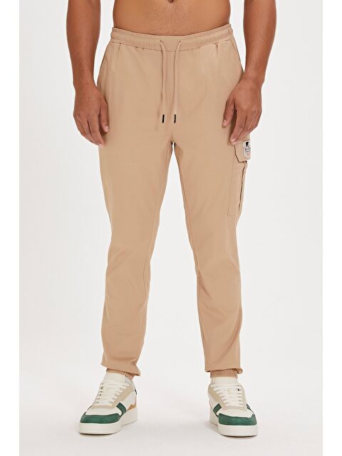 Bad Bear Kylian Bej Kargo Cepli Erkek Pantolon