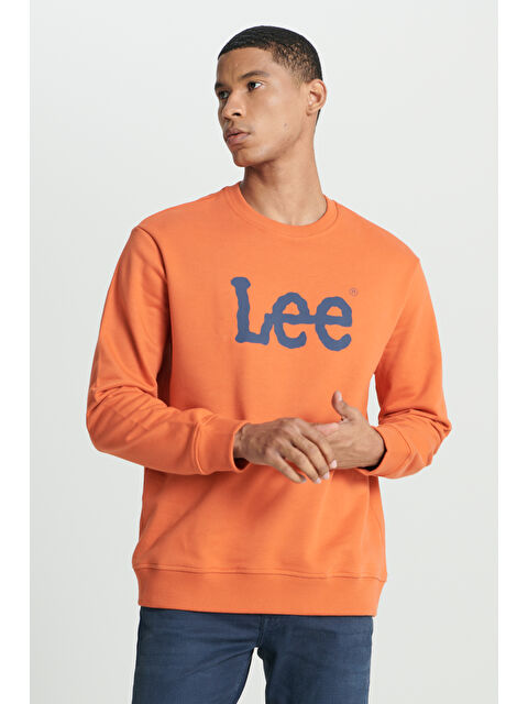 Lee Regular Fit Normal Kesim %100 Pamuk Sıfır Yaka Sweatshirt - S000470688-20013