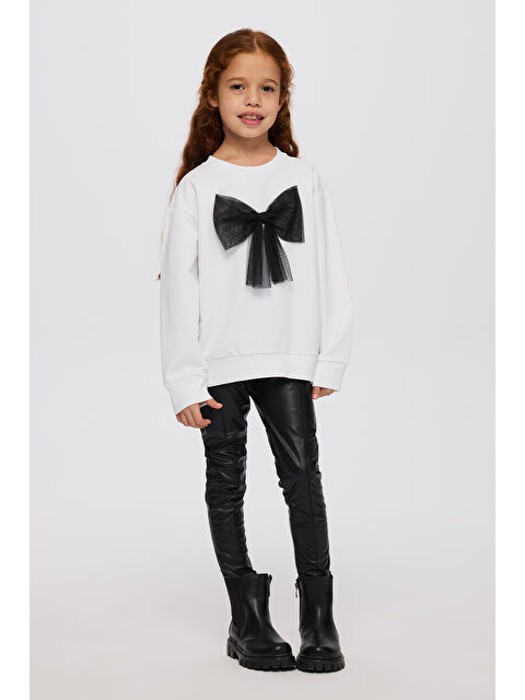 Panço Kız Çocuk Sweatshirt Siyah - S000470988-20063