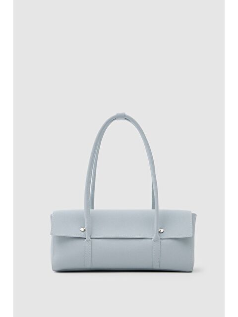 Shulebags Mari Vintage Baget Çanta Bebe  Mavi