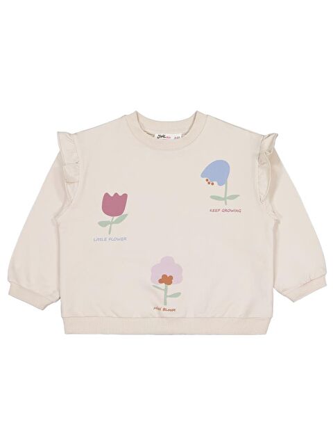 Civil Girls Lale Baskılı 2-5 Yaş Sweatshirt - S000467908-25636