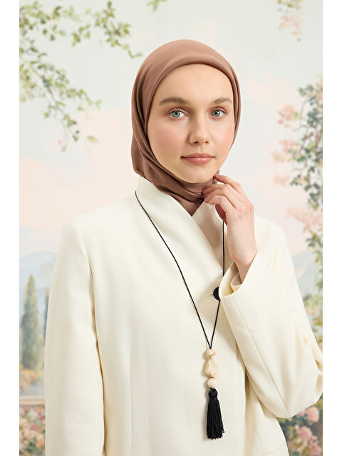 QEF Floş Viskon Düz Eşarp Marshala