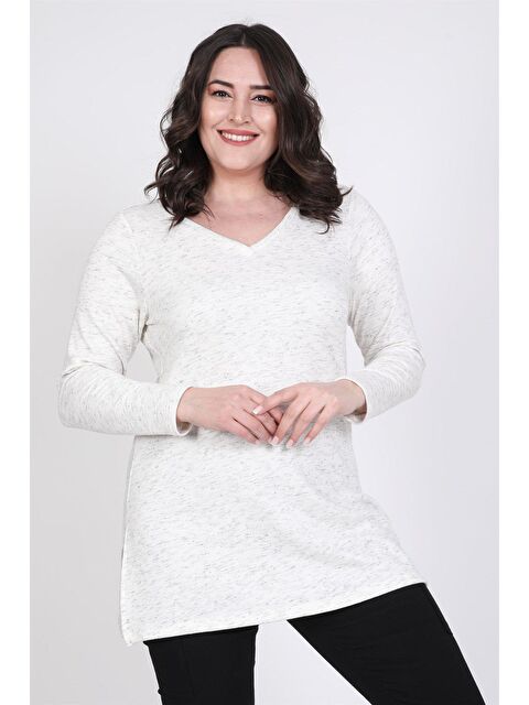 Mylinemoda V Yaka  Tunik - S000239047-19966