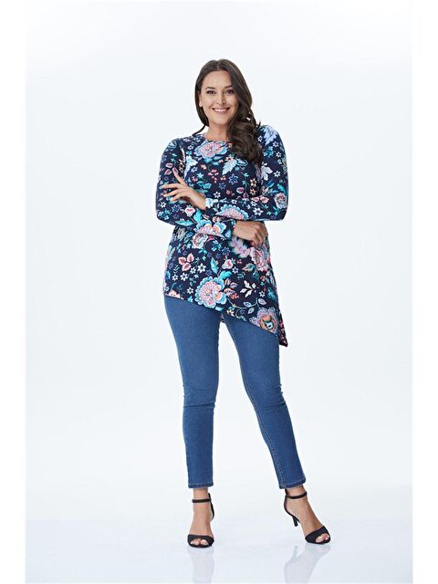 Mylinemoda Örme Asimetrik Tunik - S000239048-23173