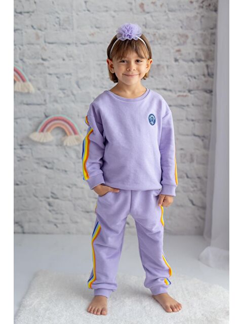 ZEYLAND Kız Çocuk Şeritli Eşofman Takımı - S000315066-17878