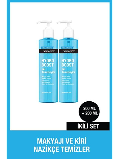 Neutrogena Hydro Boost Jel Temizleyici 200ml X2