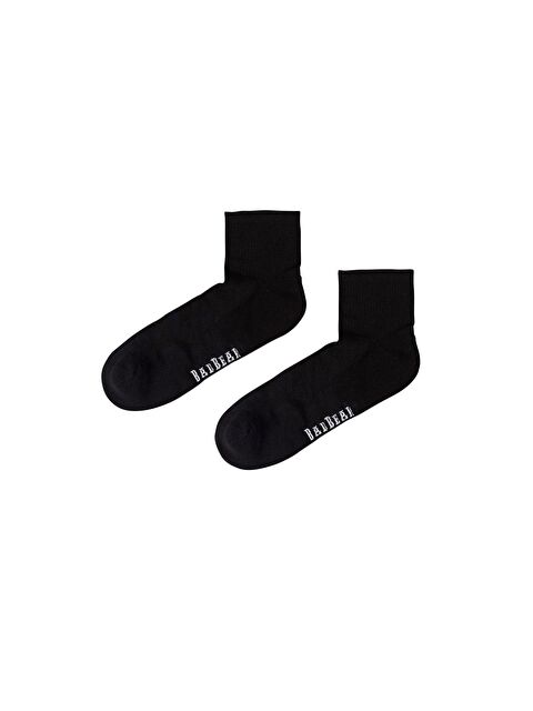 Bad Bear Bear Tall Siyah Unisex Uzun Patik Çorap