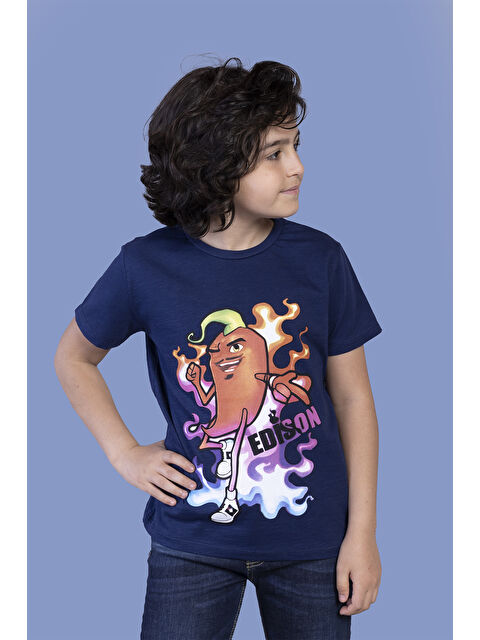 Toontoykids Erkek Çocuk Acı Biber Baskılı Tişört - S000417891-21164