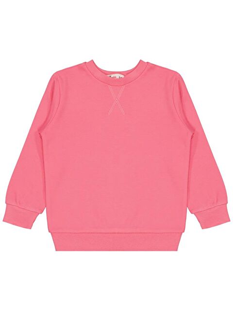 Civil Girls Düz 2-5 Yaş Sweatshirt - Pembe 3-4 Yaş - S000466494-20022