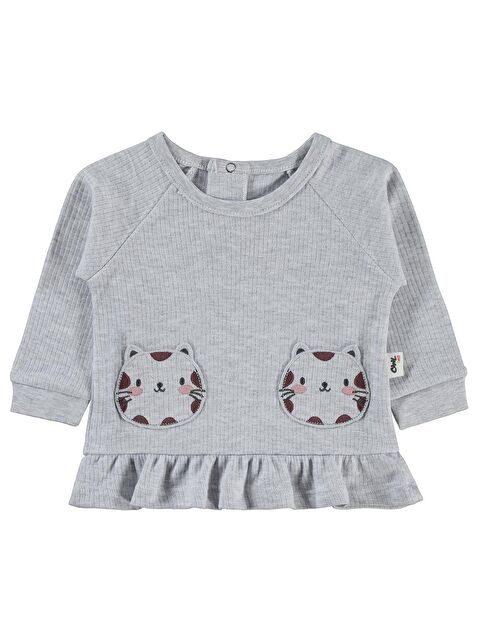 Civil Baby Kedi Baskılı 6-18 Ay Sweatshirt - S000520621-20600