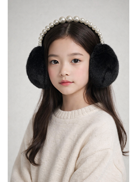 Katia And Bony İnci Detaylı Kulaklık Siyah