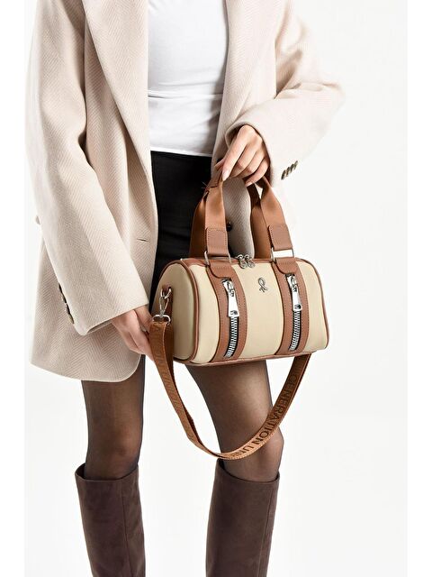 Bipanya Pablo Garnili Silindir Lakost Kadın Omuz Çantası BP-4864O - S000500323-19966