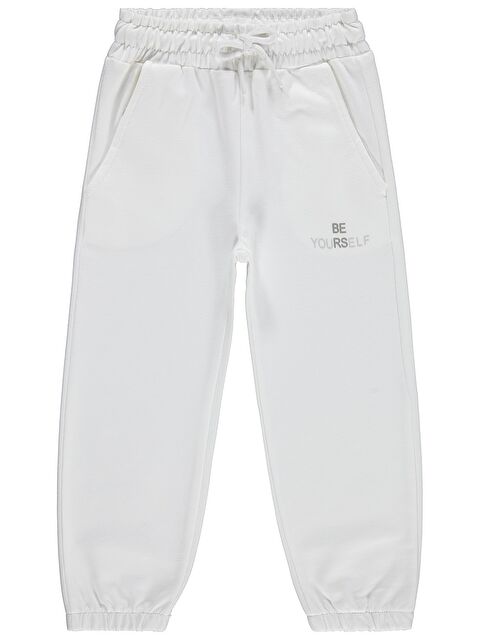 Civil Girls Kız Çocuk 2-5 Yaş Eşofman Altı - Kırık Beyaz