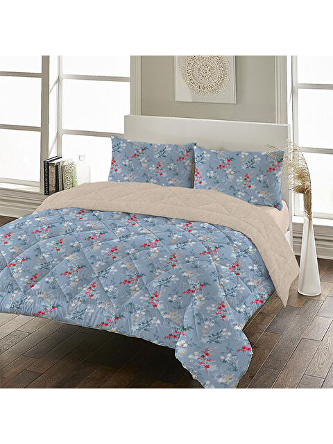 Evmila Çift Kişilik 200x220 Cm Wellsoft Çift Taraflı Silikon Yorgan Ve Uyku Seti - S000285919-23173