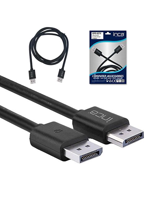 Inca IDPD-02TX Display Port to Display Port 4K 2 Metre Kablo - S000295525-19351