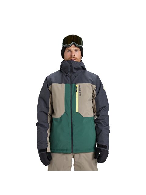 Quiksilver Dawson Jk Erkek Yeşil Snowboard Kayak Montu - S000489915-18194