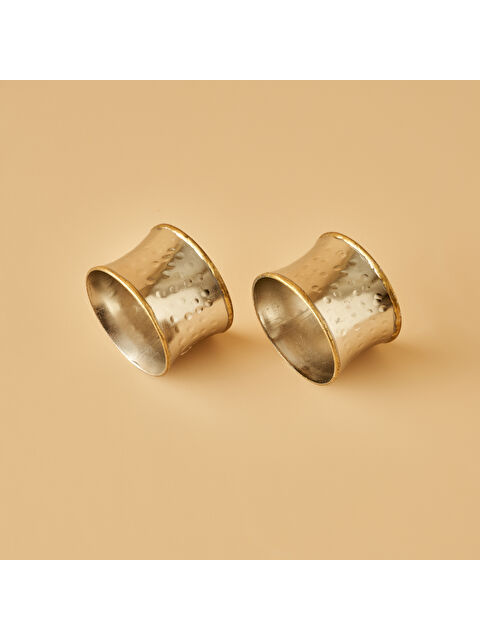 Bella Maison Lara Peçete Halkası 2'li Silver (4,5x4,5x3,5 cm) - S000344588-18105