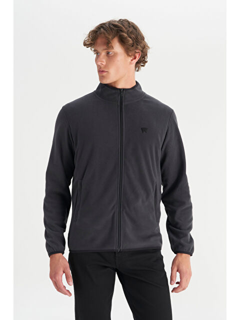 Wrangler Regular Fit Normal Kesim Erkek Polar Fermuarlı Sweatshirt Hırka - S000470687-29666